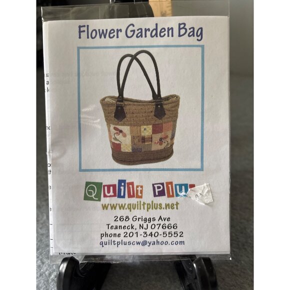 Flower Garden Bag Quilt Pattern By Quilt Plus - Picture 1 of 5